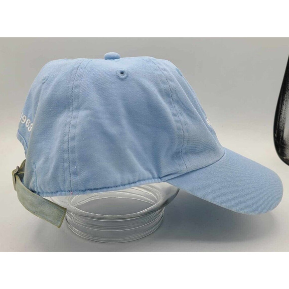 The North Face Blue Adjustable Ball Cap Logo Cotton Hat Since 1968 - Picture 6 of 8